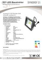 Datasheet for Synergy 21 S21-LED-TOM00260, EAN: 4038816980007