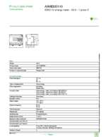 Datasheet for Schneider Electric A9MEM3110, EAN: 3606480481499