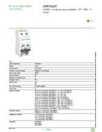Datasheet for Schneider Electric A9F04225, EAN: 3606480440533