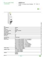Datasheet for Schneider Electric A9F05110, EAN: 3606480441240