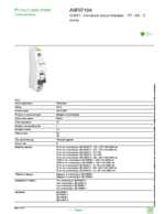 Datasheet for Schneider Electric A9F07104, EAN: 3606480438318