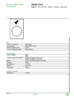 Datasheet for Schneider Electric ZB2BY4965, EAN: 3389110615296