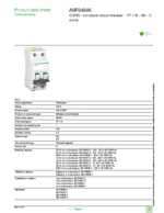 Datasheet for Schneider Electric A9F04606, EAN: 3606480440939