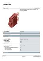 Datasheet for Siemens 3SB24040B, EAN: 4011209028357