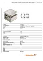 Datasheet for Weidmüller 0573300000, EAN: 4008190031190