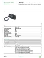 Datasheet for Schneider Electric ZB5AD2, EAN: 3389110904963