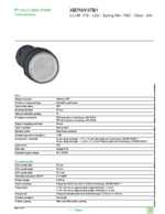 Datasheet for Schneider Electric XB7NW37B1, EAN: 3606480470943