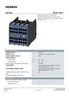 Datasheet for Siemens 3RH29112NF11, EAN: 4011209829923