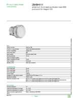 Datenblatt zu Schneider Electric ZB4BH013, EAN: 3389110122541