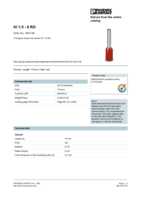 Datasheet for Phoenix Contact 3201136, EAN: 4017918094683