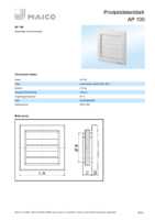 Datasheet for Maico 0059.1058, EAN: 4012799990055