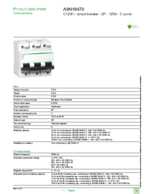 Datasheet for Schneider Electric A9N18470, EAN: 3606480380419