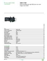 Datenblatt zu Schneider Electric XB5AV5B1, EAN: 3389119039635