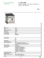 Datasheet for Schneider Electric LC1K0910B7, EAN: 3389110363623