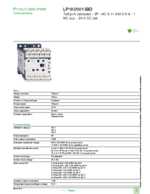 Datasheet for Schneider Electric LP1K09013BD, EAN: 3389110242294