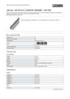 Datasheet for Phoenix Contact 1201798, EAN: 4017918017514