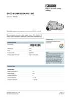 Datasheet for Phoenix Contact 1693429, EAN: 4017918173524