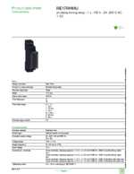 Datasheet for Schneider Electric RE17RHMU, EAN: 3606480552700