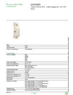 Datenblatt zu Schneider Electric GVAU025, EAN: 3389110344158