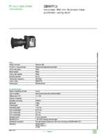 Datasheet for Schneider Electric ZB5RTC2, EAN: 3606480571763