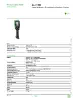 Datasheet for Schneider Electric ZART8D, EAN: 3606480610363