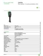Datasheet for Schneider Electric ZART8L, EAN: 3606480610356