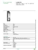 Datasheet for Schneider Electric LU2B12FU, EAN: 3389110362961