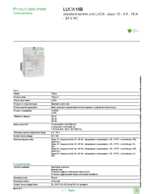 Datasheet for Schneider Electric LUCA18B, EAN: 3389110363920