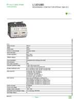 Datasheet for Schneider Electric LC2D32BD, EAN: 3389110392784