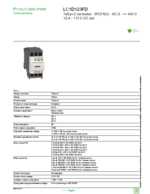Datasheet for Schneider Electric LC1D123FD, EAN: 3389110806489
