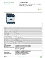 Datasheet for Schneider Electric LC1D80004P5, EAN: 3389110074499