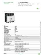 Datasheet for Schneider Electric LC1D1150046P7, EAN: 3389110057041