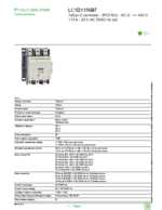 Datasheet for Schneider Electric LC1D1156B7, EAN: 3389110380514