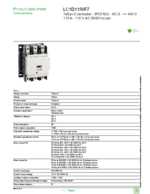 Datasheet for Schneider Electric LC1D1156F7, EAN: 3389110380798