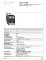 Datasheet for Schneider Electric LP1D40008BD, EAN: 3389110234060