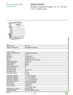 Datasheet for Schneider Electric SR3XT101FU, EAN: 3389110550139