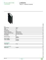 Datasheet for Schneider Electric LA9D4002, EAN: 3389110080292