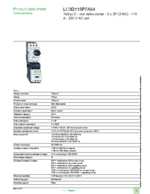 Datasheet for Schneider Electric LC3D115P7A64, EAN: 3389110207804