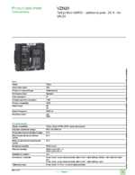 Datenblatt zu Schneider Electric VZN20, EAN: 3389110760033