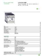 Datasheet for Schneider Electric LP1K09015BD, EAN: 3389110495959