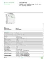 Datasheet for Schneider Electric SR2D101BD, EAN: 3389110549751
