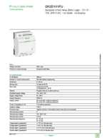 Datasheet for Schneider Electric SR2D101FU, EAN: 3389110549775