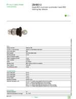 Datasheet for Schneider Electric ZB4BS12, EAN: 3389110888812