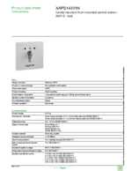 Datenblatt zu Schneider Electric XAPS14331N, EAN: 3389110868609