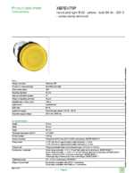Datasheet for Schneider Electric XB7EV75P, EAN: 3389110839661