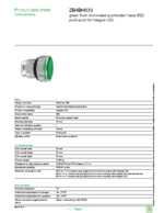 Datenblatt zu Schneider Electric ZB4BH033, EAN: 3389110122633