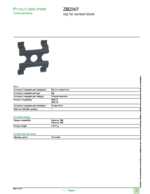 Datasheet for Schneider Electric ZBZ007, EAN: 3389110516838