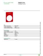 Datasheet for Schneider Electric ZB2BY2304, EAN: 3389110614848