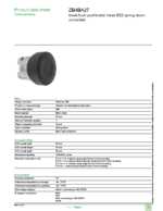 Datasheet for Schneider Electric ZB4BA27, EAN: 3389110220070