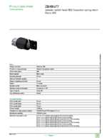 Datenblatt zu Schneider Electric ZB4BG77, EAN: 3389110830019